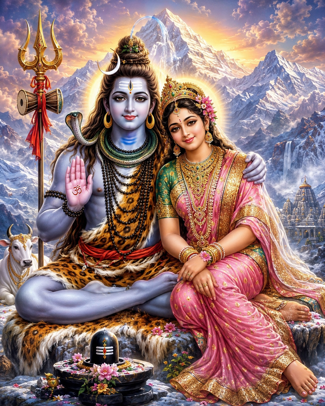 Lord Shiva and Goddess Parvati